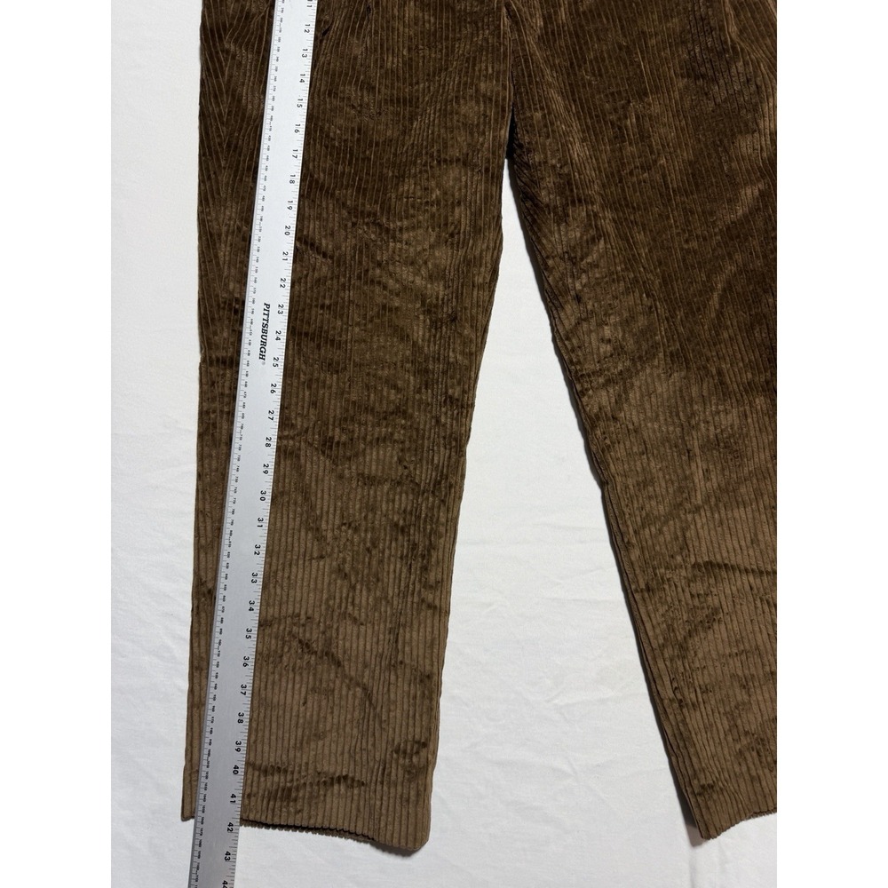 Willis and Geiger Outfitters Corduroy Field Pants 38x29 Brown Wide Wale USA